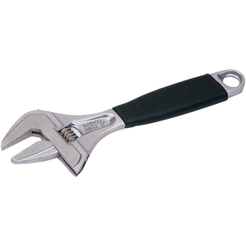 Adjustable Wrenches, Overall Length (Inch): 8 , Finish: Chrome , Handle Type: Ergonomic , Measuring Scale: Yes , Head Angle: 15.000 , Standards: ISO 6787 MPN:BAH9031RCUS