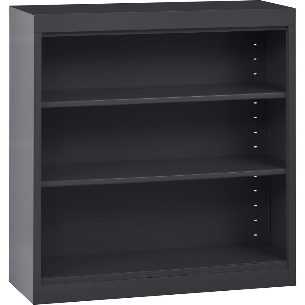 Bookcases, Overall Height: 36in , Overall Width: 36 , Overall Depth: 12 , Material: Steel , Color: Textured Black  MPN:BA20361236-09