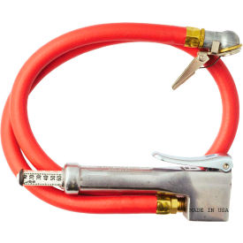 Milton Bayonet Inflator Gauge and 3' Hose Whip 10 to 120 PSI 3' Hose - 523 523