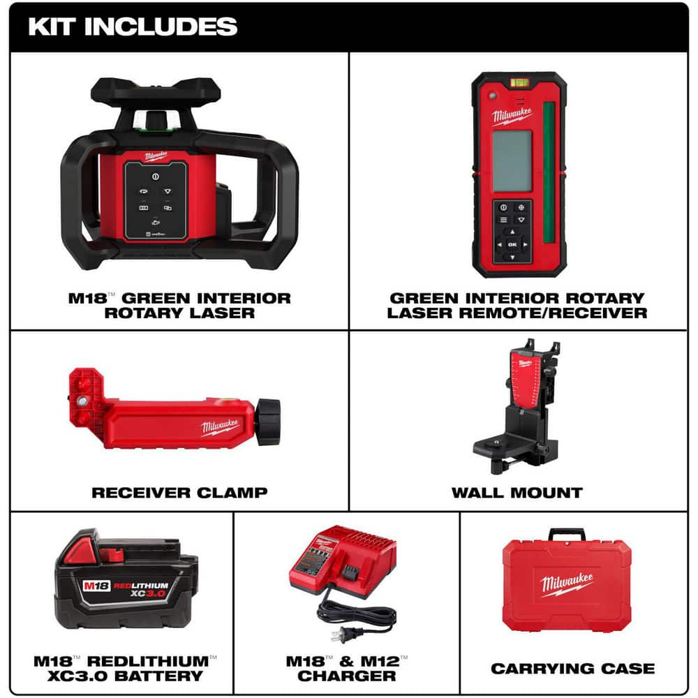 Laser Levels, Level Type: Rotary Laser , Laser Class: Class II , Laser Projection Orientation: Horizontal, Vertical , Plumb Type: Up  MPN:3702-21