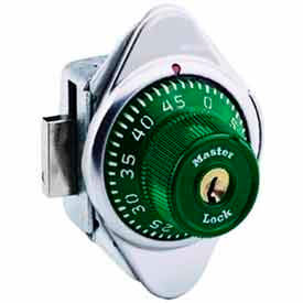 Master Lock® No. 1630MDGRN Built-In Combination Lock Green Metal Dial - Right Hinged 0MDGRN163