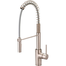 Pioneer Motegi 2MT270-BN Single Lever Pre-Rinse Spring Pull-Down Kitchen Faucet PVD Brushed Nickel 2MT270-BN