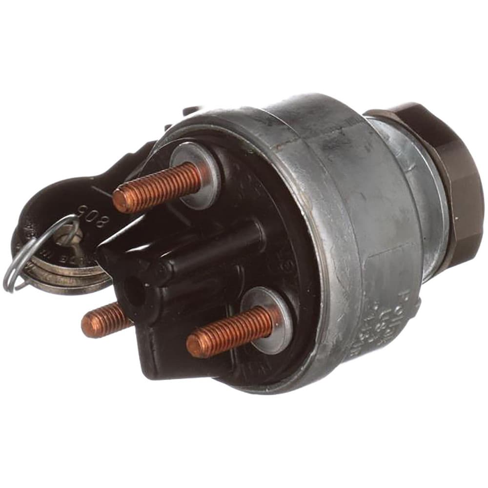 Automotive Switches, Switch Type: Ignition Switch-12v , Number Of Connections: 4 , Contact Form: 10-32 Stud , Sequence: Off-On/ACC-Start , Amperage: 30  MPN:31-122P