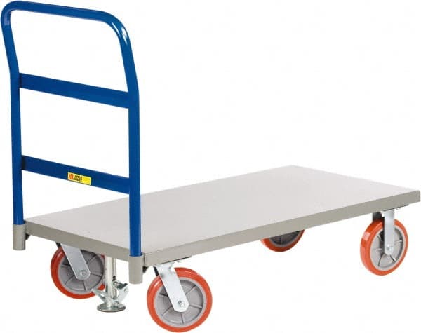 Platform Truck: 3,600 lb Capacity, Steel Deck, 30