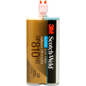 3M™ Scotch Weld™ DP810NS Low Odor Acrylic Adhesive Duo-Pak 400 ml Capacity Tan - Pkg Qty 6 7100069366