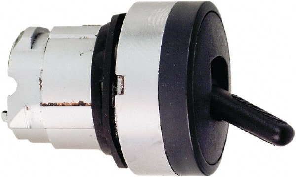 Selector Switch: 2 Positions, Maintained (MA), Black Toggle MPN:ZB4BD28