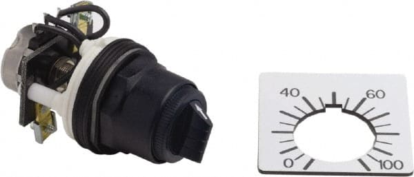 1,000 Ohm, 30mm, 300 VAC Potentiometer MPN:9001SK2105