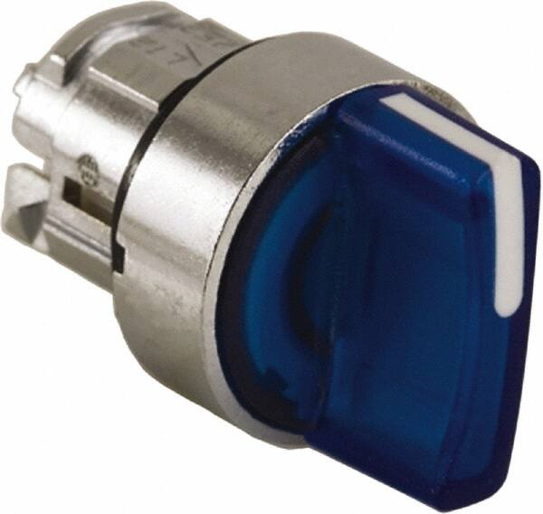 Selector Switch: 3 Positions, Maintained (MA), Blue Handle MPN:ZB4BK1363