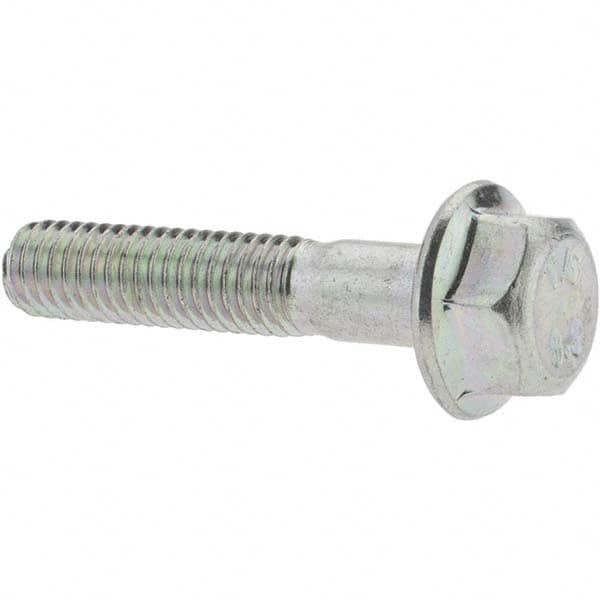 Smooth Flange Bolt: M6 x 1 Metric, 30 mm Length Under Head MPN:A996549