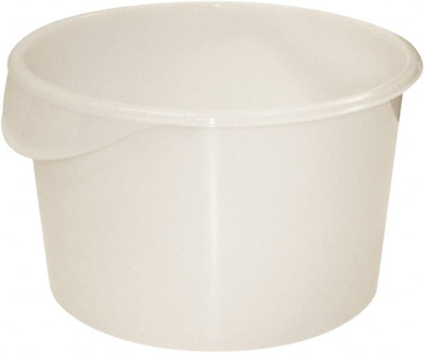 Food Storage Container: Polyethylene, Round MPN:FG572600WHT