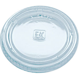 Fabri-Kal® Portion Cup Lids 3.25 oz to 5.5 oz Cups Clear Pack of 2500 9505084