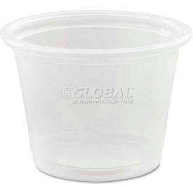 Dart® Conex Polypropylene Portion Container Translucent 1 Oz. 125/Bag; 20/Bags Carton DCC 100PC