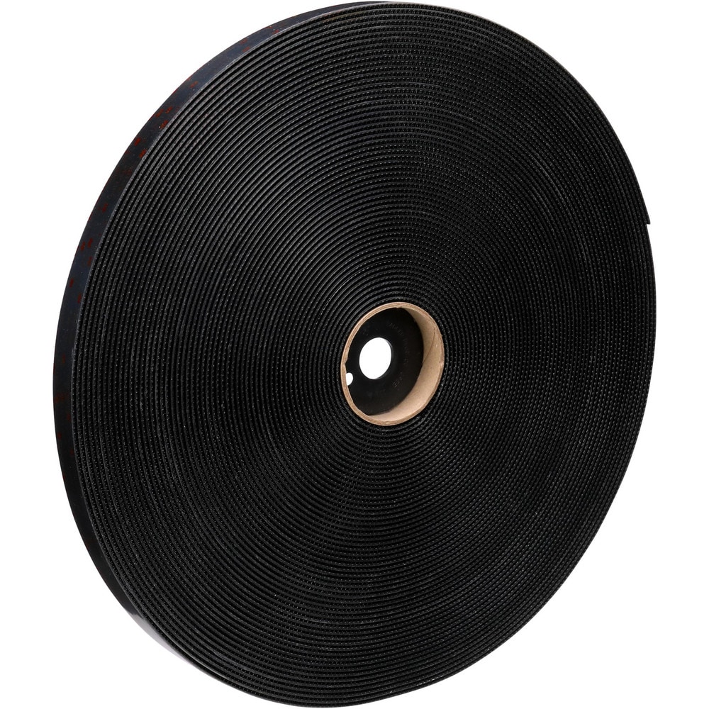 Hook & Loop, Shape: Roll , Tape Width: 1in , Tape Length: 50yd , Color: Black , Roll Length (yd): 50.00  MPN:7010382547