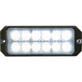 Buyers LED Rectangular Clear Strobe Light 12-24VDC - 12 LEDs - 8891701 8891701