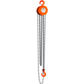 CM Series 622 Hand Chain Hoist 1 Ton Capacity 10Ft. Lift 2256A