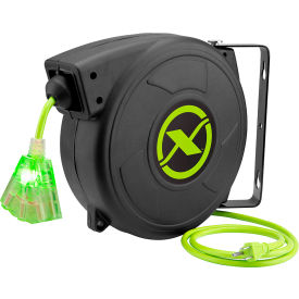 Flexzilla Zillareel™ 50' 14-3 AWG Electrical Cord Reel Retractable Spring Driven FZ8140503