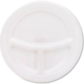 Dart® 3-Compartment Mediumweight Foam Plates Plate 9