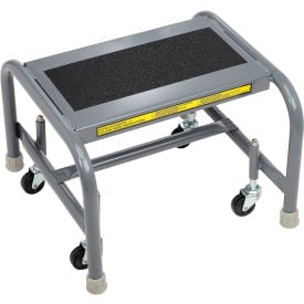 1 Step Mobile Steel Step Stand w/ Solid Anti-Slip Top Step - WLSR001163-WM WLSR001163-WM