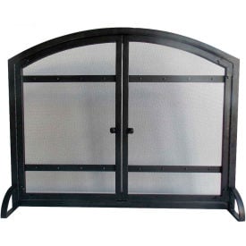 Pleasant Hearth Harper Fireplace Screen with Doors FA338S FA338S