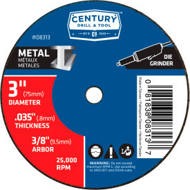 Century Drill 08313 Cutting Wheel 3