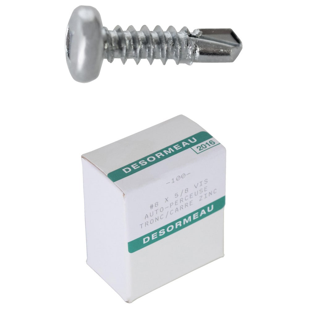 Framing Pipe Accessories, Accessory Type: Drilling Screws #8 , For Use With: Flexpipe Systems , Material: Steel MPN:F-A85/8