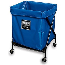 Royal Basket Trucks® X-Frame Carts - 8-Bushel Capacity Blue R08-BBX-XFA-3ONN