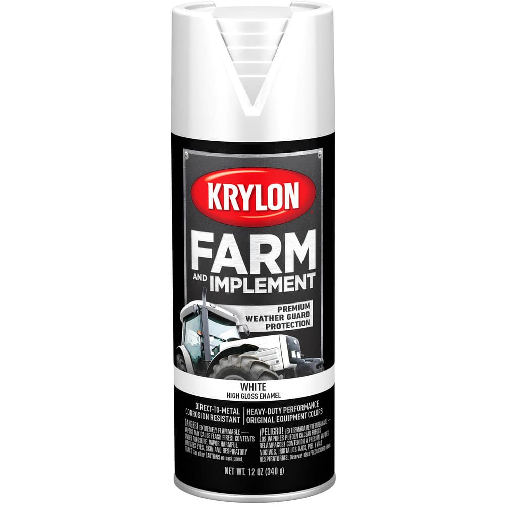 Spray Paints, Product Type: Spray Paint , Type: Farm & Implement Paint , Color: White , Finish: High-Gloss , Color Family: White  MPN:K01937008