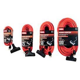 Carol 00694.63.04 10' Outdoor Powr-Center ® Extension Cord 12awg 15a/125v -Orange - Pkg Qty 12 00694.63.04