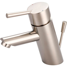 Olympia i2 L-6050-BN Single Lever Bathroom Faucet with Pop-Up PVD Brushed Nickel L-6050-BN