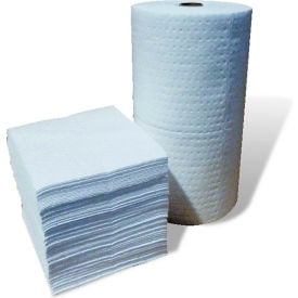 Oil-Only Dimpled Absorbent Pads Heavy Weight 18