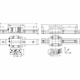 IGUS TS-04-12-500 500mm DryLin-T Mini Hard Anodized Aluminum Rail - Size 12 TS-04-12-500