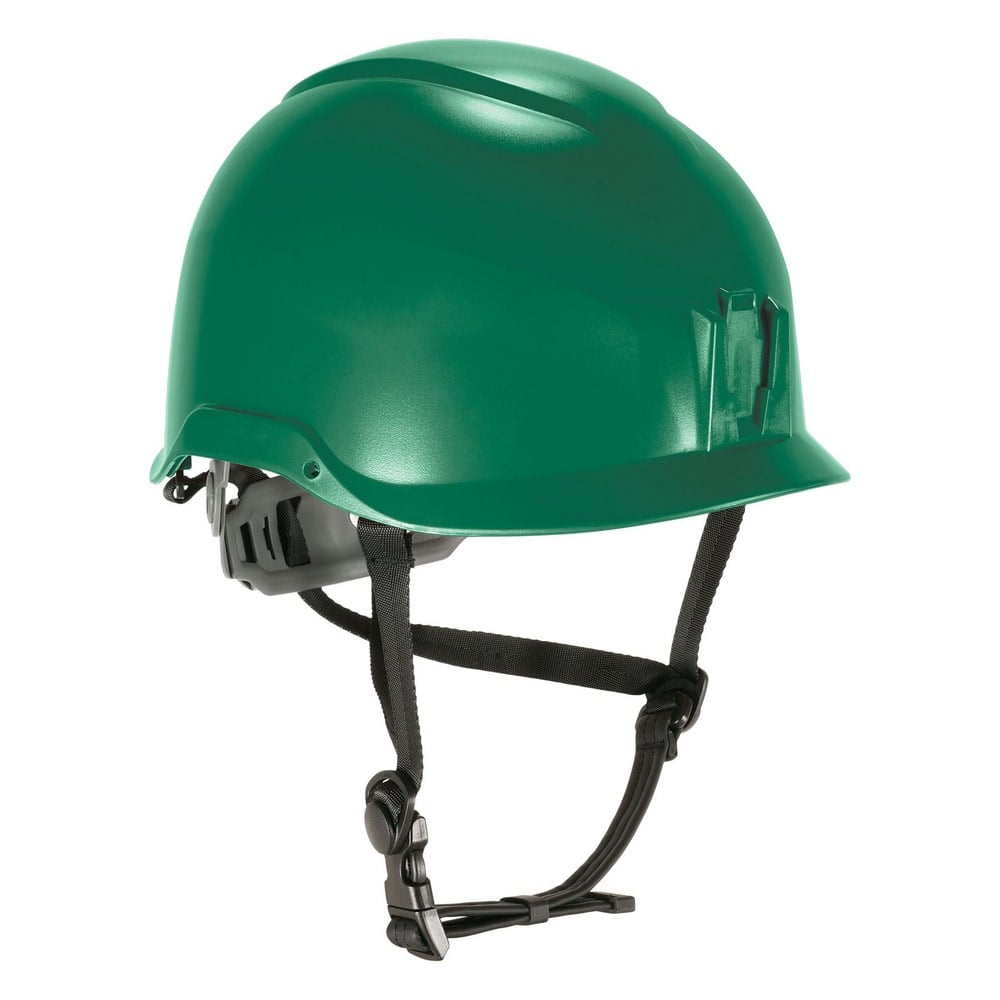 Hard Hats, Hard Hat Style: Short Brim , Color: Green , Adjustment Type: Ratchet , Application: Construction, Impact-Resistant, Manufacturing MPN:60262