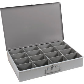 Durham Steel Scoop Compartment Box 113-95 - 16 Compartments  18 x 12 x 3 - Pkg Qty 4 113-95