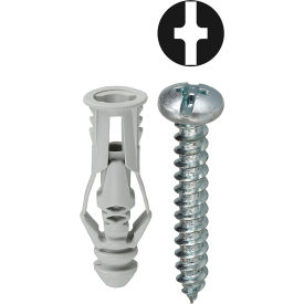 L.H.Dottie® Triple Grip Anchor Kit w/ Combo Pan Head Screw #8 201 Pieces TG8K