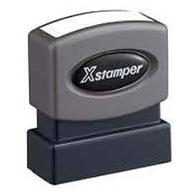 Xstamper® Pre-Inked Message Stamp COMPLETED 1-5/8