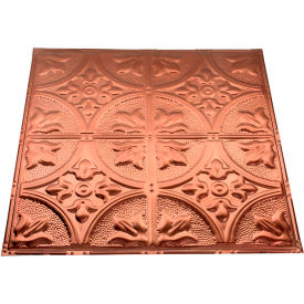 Great Lakes Tin Jamestown 2' X 2' Nail-up Tin Ceiling Tile in Penny Vein - T51-05 T51-05