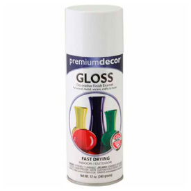 Premium Dcor Decorative Gloss Enamel 12 oz. Aerosol Can White - 792173 792173