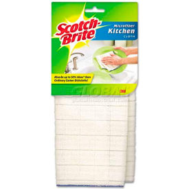 Scotch-Brite Microfiber Kitchen Cleaning Cloth White 12/Case - MMM90322 9032-2