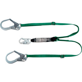 V-Series® 10190400 Standard Twin-Leg Adjustable Lanyard6'36Cl LG SnaphooksLT Weight Worker 10190400