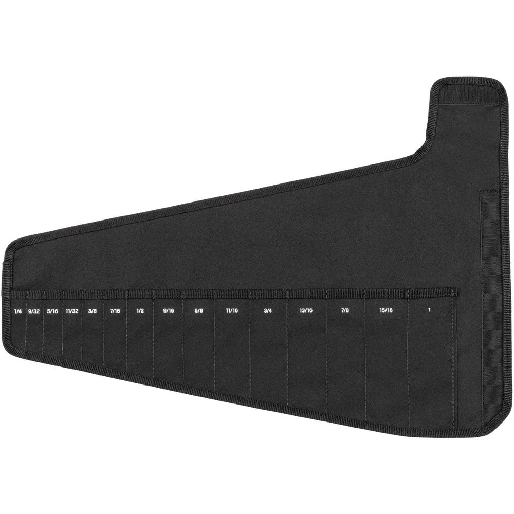 Tool Pouches & Holsters, Holder Type: Rollup Pouch , Tool Type: Combination Wrench , Closure Type: Hook & Loop , Material: Polyester , Color: Black  MPN:OTP21103