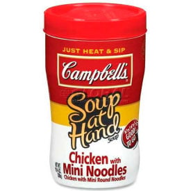 Campbell's Soup At Hand® Microwavable Chicken Noodle 10.75 Oz 8/Carton CAM14982