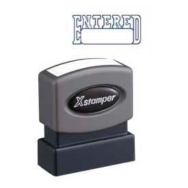 Xstamper® Pre-Inked Message Stamp ENTERED 1-5/8