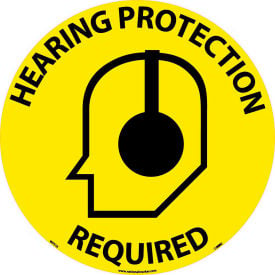 Floor Signs - Hearing Protection Required WFS16