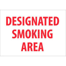 NMC M701R No Smoking Area Sign Designated Smoking Area 7