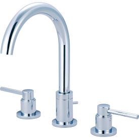 Pioneer Motegi 3MT400 Two Handle Bathroom Widespread Faucet with Brass Pop-Up Polished Chrome 3MT400