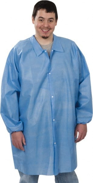 Size S Blue Lab Coat MPN:LC-SMS-S45B-EW