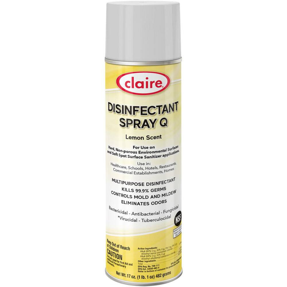 All-Purpose Cleaners & Degreasers, Disinfectant Type: Hospital Grade , Form: Aerosol , Container Type: Can , Container Size: 20oz , Scent: Lemon  MPN:CGC1002