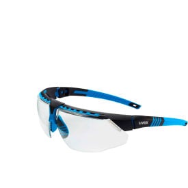 Uvex® Avatar Hydroshield Safety Glasses Blue Frame Clear Lens Scratch-Resistant Anti-Fog S2870HS