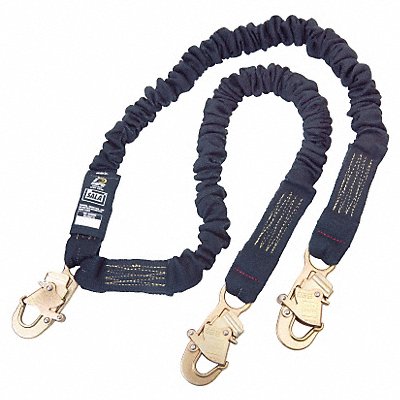 Arc Flash Shock-Absorbing Lanyard Black MPN:1244630