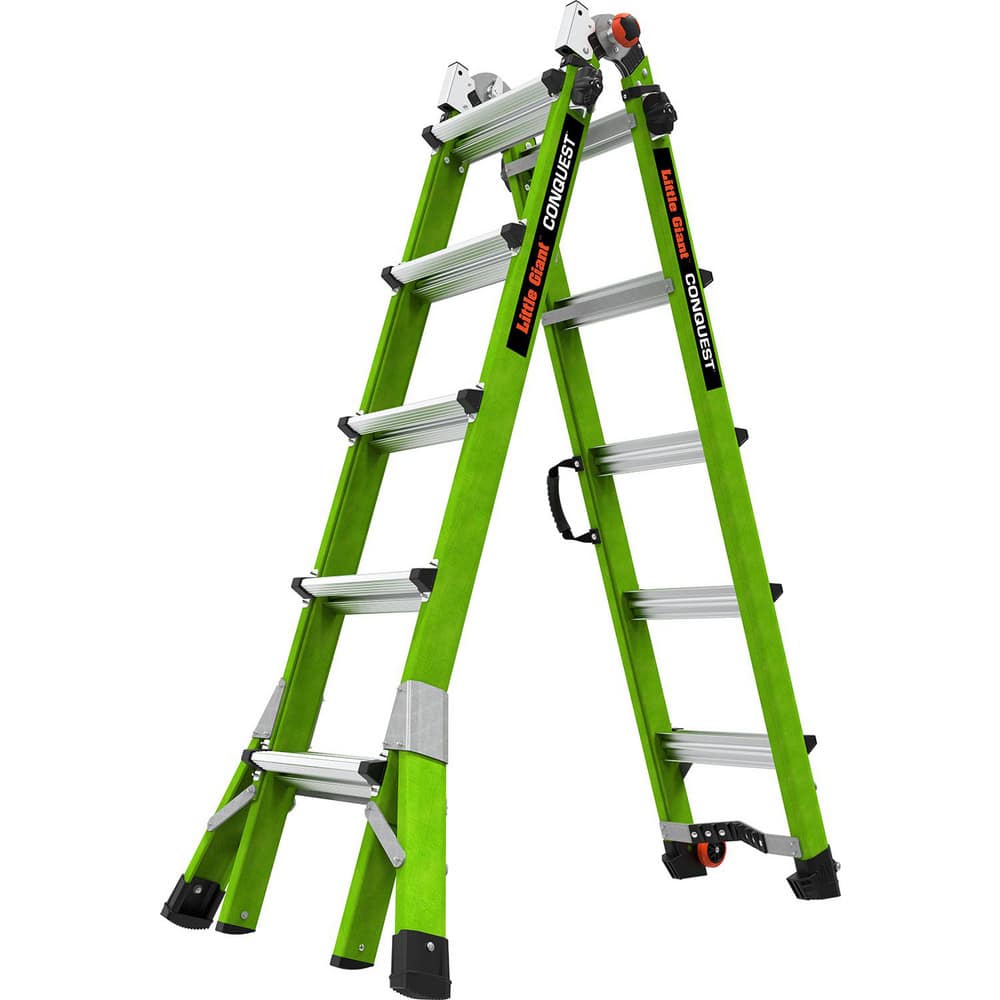 Extension Ladders, Ladder Type: Multi-Use Telescoping Ladder , Load Capacity (Lb. - 3 Decimals): 300.000 , Working Length (Feet): 18  MPN:17122-001